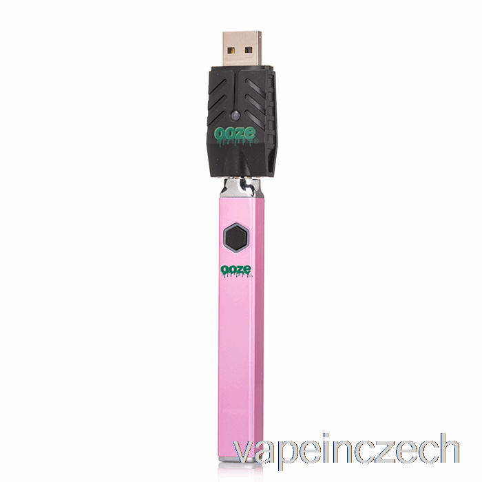 Ooze Quad Flex Temp 500mah Baterie Ledově Růžová Vape Bez Nikotinu